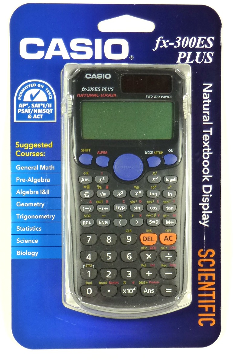 FX300ES CASIO Plus Scientific Calculator,Natural textbook